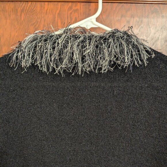 Vintage 80s/ 90s Silk Blend Statement Cardigan - Picture 5 of 11